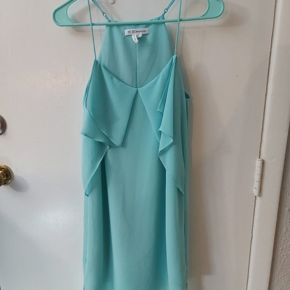 BCBGeneration Seafoam POSEIDON Cocktail Dress S Coquette Girl Wedding Party Twee